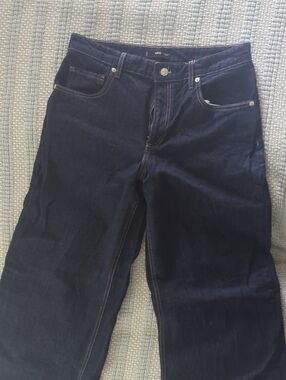 Mango Low Rise Wide Leg Jeans Size 8
